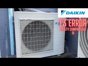 Repairing Daikin F3 Error (Compressor EP 3)