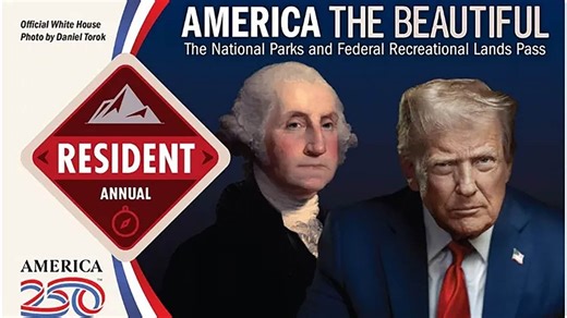 2026 national park passes have a new design: Trump's face, not a park photo