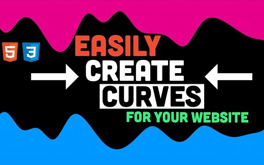 如何使用纯CSS轻松地创建曲线和波浪形的背景