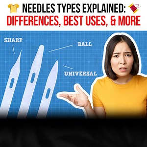 25 reactions | Embroidery needles! There are so many needles to...