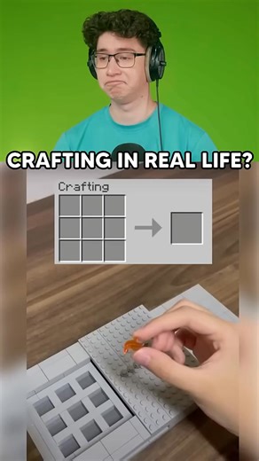 Minecraft Crafting in REAL LIFE？😱 #reaction-000 | Pat Benton