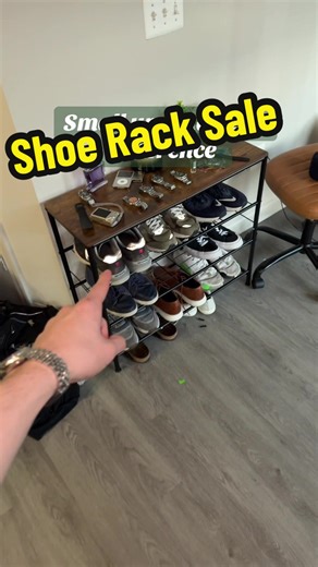 Stylish Minimalist Shoe Rack for Small Spaces