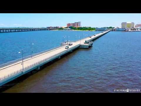 Point Cadet Fishing Bridge - Biloxi, MS (Drone Tour)