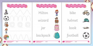 The Making of Milton Handwriting and Pencil Control Sheets