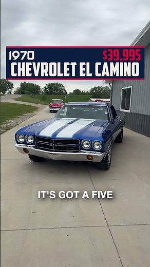 This 1970 El Camino Has Everything a Muscle Car Collector Wants #musclecar #classiccars #automotive