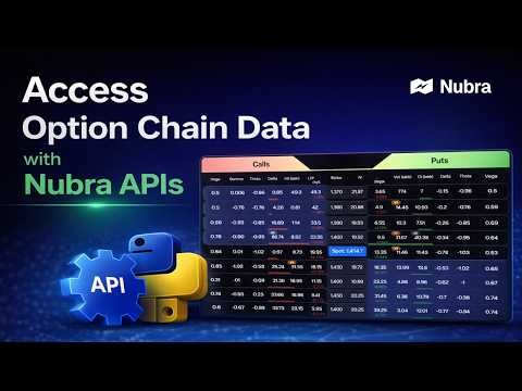 Retrieving Option Chain Market Data Using the Nubra Python SDK