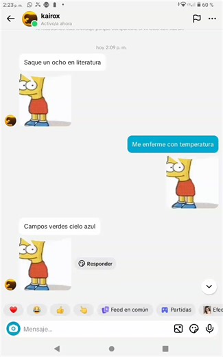 Resultados en Literatura: Saqué un Ocho y Me Enfermé