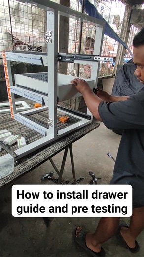 How to install drawer guide and pre testing #reelschallengereelschallenge #reelsviralシ #tubulars #reelschallenge #reelsfbシ #reelsviralシfb | R.A. Glass