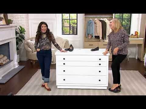 Clarks Collection Leather Flat - Lyrical Sky on QVC