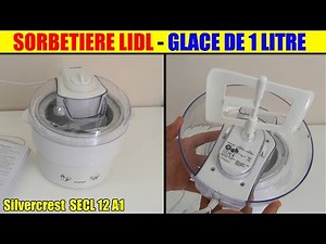 sorbetiere lidl silvercrest ice cream maker eismaschine heladera eléctrica gelatiera