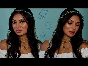 SPRING FAIRY + COTTAGECORE MAKEUP AND HAIR TUTORIAL | ETHEREAL + ROMANTIC