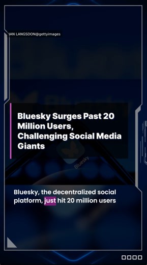 Bluesky surges past 20 million users, challenging social media giants