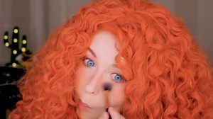 disney brave merida cosplay makeup tutorial