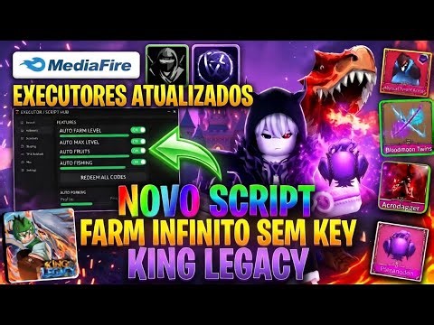 ​🦖[UPD 10] Script King Legacy MOBILE (PEGA TUDO) 2026 - Auto Farm DUNGEON AUTO STATS DELTA ROBLOX