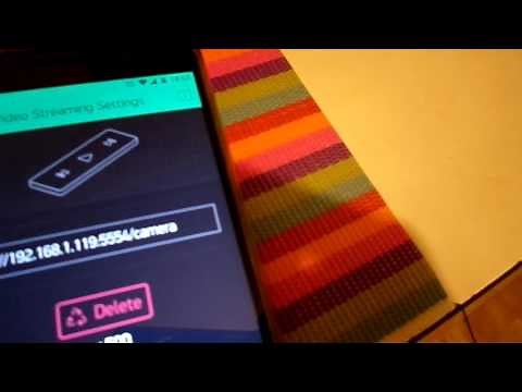 blynk video streaming from android smartphone