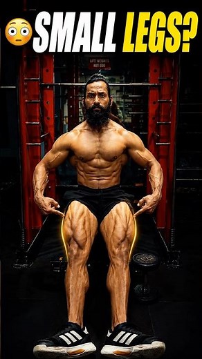 😳 SMALL LEGS? 3 Best Exercises for Bigger Quads 🦵🔥