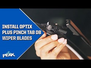 OPTIX PLUS Pinch Tab DB Windshield Wiper Installation | PEAK Auto