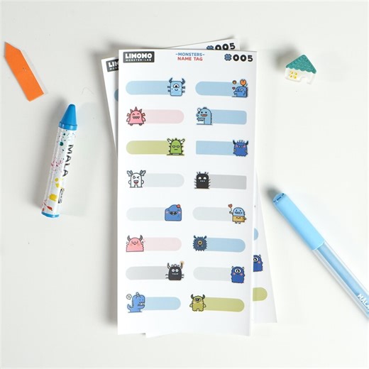 Monster Sticker #005 / Original Design, Cute Vinyl Sticker, Matte Synthetic Paper, Handmade Sticker for Laptop/journal/planner - Etsy