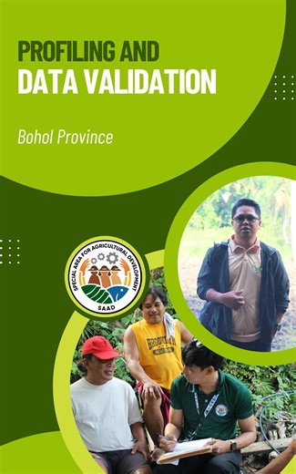 Profiling and Data Validation of SAAD Phase II beneficiaries in Bohol Province. SAAD, kaagapay sa maunlad na buhay! #SAADCentralVisayas #SAADBohol #SAADPhase2 #BagongPilipinas | DA - SAAD Central Visayas