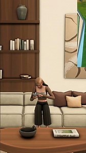 🛋 POV: You just walked into the coziest living room ever ✨️ #roomgoals #inmyroom #sims4room