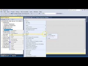 Restaurar Base de datos SQL SERVER