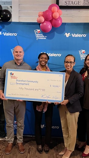 We’re honored to be a 2025 Valero Energy Benefit for Children grant recipient! Thanks to the generosity of Valero Energy and the incredible team at the Valero Wilmington Refinery, Sharefest received $50,000 to fuel our Career Connections workforce development program — helping students gain the skills, support, and real-world connections they need to break barriers and build brighter futures. Huge thanks to Valero and Brissa Sotelo-Vargas for investing in local youth and standing with us in crea