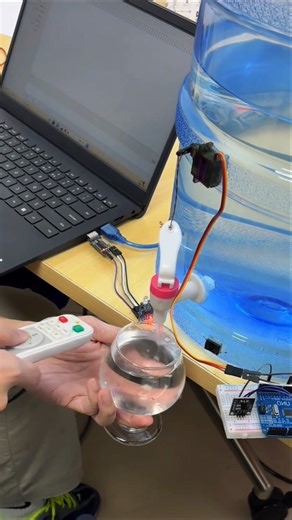 Title:Arduino-Based Automatic Water Dispenser SystemHashtags:#Arduino #AutomaticWaterDispenser #