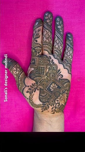 Beautiful Arabic Mehndi ✨| Simple Front Hand Mehndi Design