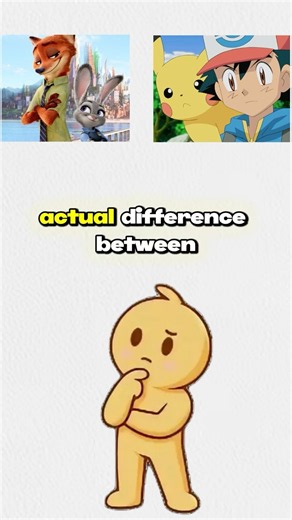 What's the difference between Cartoons and Anime? 🐭⚔️