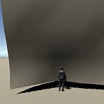 UnityのClothを使ってPlaneに布の表現を加え、形をリアルタイムに変更する