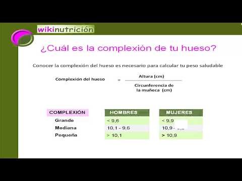Cómo calcular la complexión ósea