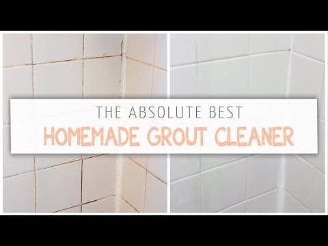 The Absolute Best Homemade Grout Cleaner!