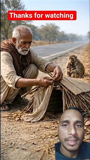 The Old Man and the Monkey: A Tale of Wisdom.बूढ़ा आदमी ने बंदरिया के साथ क्या किया। #facts #short