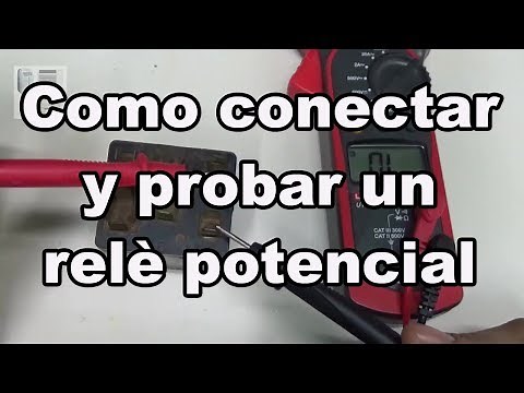 How to connect and test a potential relay