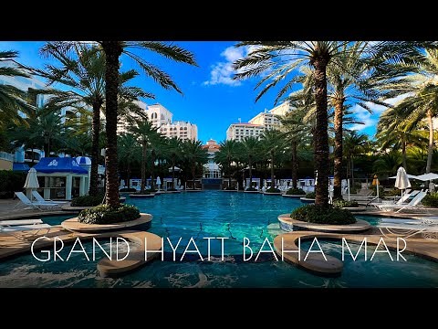 GRAND HYATT BAHA MAR BAHAMAS | Full Tour of this Nassau Paradise in 4K!
