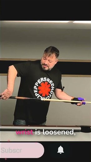 Shoot like a pro with this wrist snap technique 🎱✅ #pool #snooker