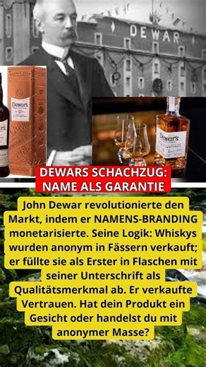 DEWARS SCHACHZUG: NAME ALS GARANTIE