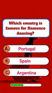 Which country is famous for flamenco dancing? #quiz #guess #canyouguess #QuizTime #Test | BrainBlitz