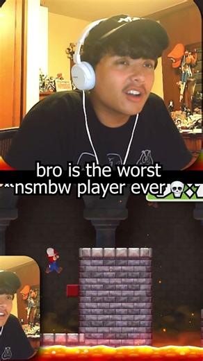 mario bros wii multiplayer is PAINFUL 🤣 #shorts #gaming #mario
