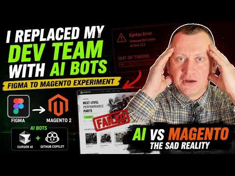 🤖 Replaced My Magento Dev Team with AI Bots (Figma to Magento 2 Experiment) 😱 #Magento #AI #cursorai