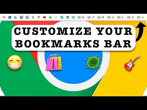How To Organize Your Chrome Bookmarks Bar with Icons Only