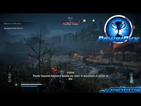 Assassin's Creed Valhalla - Hunter of Beasts Walkthrough (Gorm Location) - What to do in Vinland