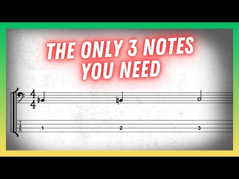 The Only 3 Notes Bass Players Need | FREE PDF
