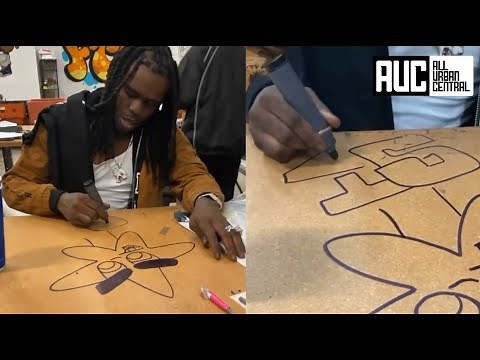 Chief Keef Can Do Anything Freehand Draws Ideas For GLO Gang Clothing Line