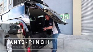 Anti- pinch system has back-up detectors. If the back-up detectors detect the presence of an object in the path of the liftgate, then the motor for the liftgate is stopped, preventing the liftgate from further closing. Thus, the object will be detected prior to the liftgate contacting the object and the liftgate will not close to contact the object. Anti- pinch is a smart system where it makes power liftgate even safer. It helps to prevent unwanted injuries. The power tailgate is a great feature