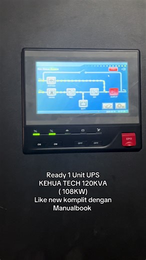 Ready Lagi nih Unit 120KVA Merek KEHUA Tech ,Yang Minat Bisa lansung inbox aja#UPS #IT #listrik #engener #fypシ