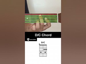 How To Play The D/C Chord On Guitar - Guvna Guitars