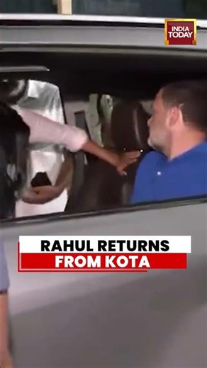 Rahul Gandhi Returns to Delhi by Train After Kota Visit | Congress Leader Back in Capital #congress