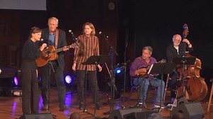 🎶❤️🙌 What a beautiful rendition of "Day is Done" by Tom, Abigail and Lily Chapin! – with Peter's favorite musicians as the memorial celebration house band: John Miller (bass) and Gordon Titcomb (mandolin). Thank you to the Chapin Family, for getting us all to sing along with so much joy through all the tears. 🎶❤️🙌 And an FYI for posterity: After the birth of Peter's daughter Bethany, and in the midst of the women's rights movement of the 70s (of which he was a passionate supporter), Peter re