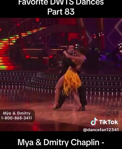Sizzling Salsa Dance by Mya & Dmitry Chaplin on DWTS